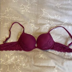 Magenta push up bra